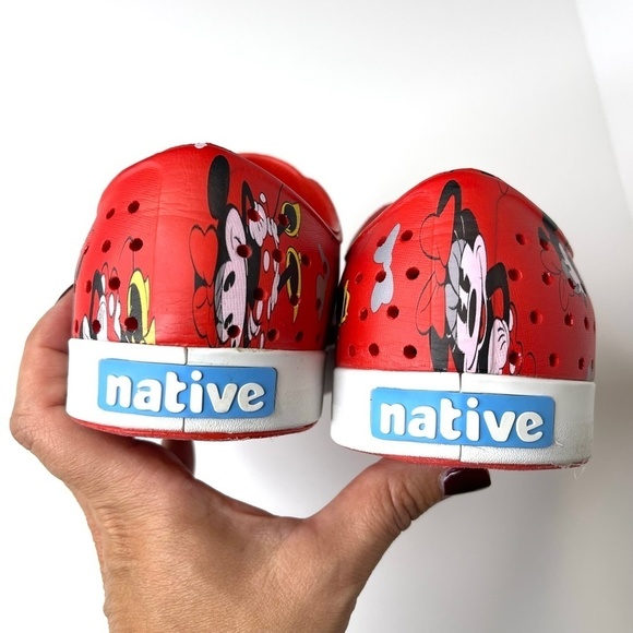 Native Women's Red Slip-On Shoes - Picture 6 of 12